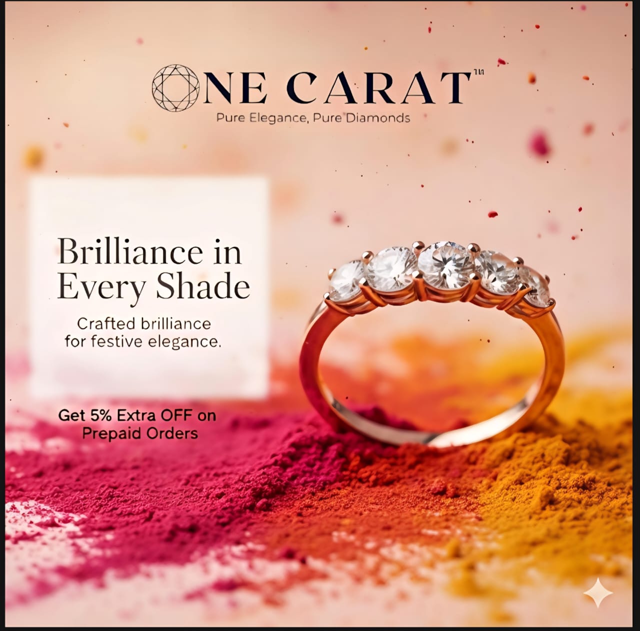 one carat holi static post